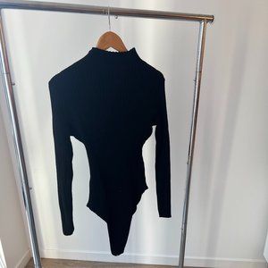 Black Sweater Bodysuit